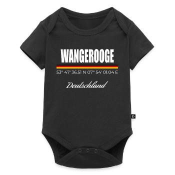 Wangerooge - Baby Premium short-sleeve bodysuit - black - Front