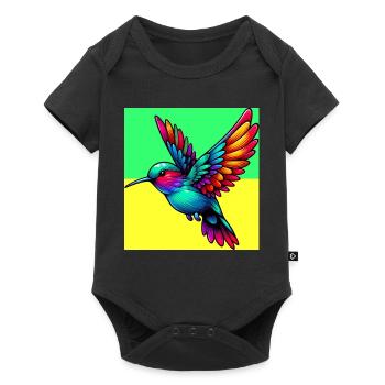 colibri - Body à manches courtes Premium Bébé - noir - Devant