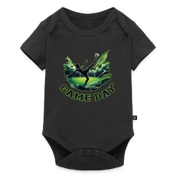 Game Day Soccer: Dynamic Save - Baby Premium short-sleeve bodysuit - black - Front