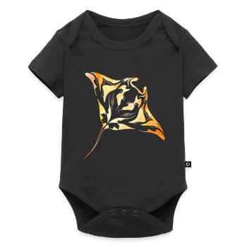 MantaRayGold - Baby Premium short-sleeve bodysuit - black - Front