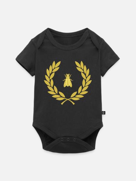 Napoleonische Biene - Baby Premium Kurzarmbody - Schwarz