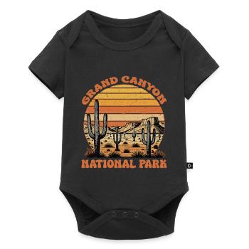 Grand Canyon National Park Retro - Baby Premium short-sleeve bodysuit - black - Front