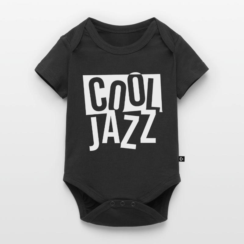 Bold Jazz Typography Stack Baby Premium short-sleeve bodysuit