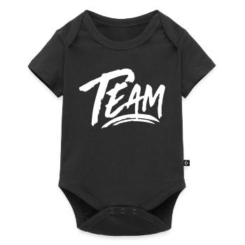 Team - Baby Premium short-sleeve bodysuit - black - Front