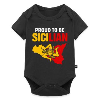 Pride Sicilians – Sicily Color Block - Baby Premium short-sleeve bodysuit - black - Front