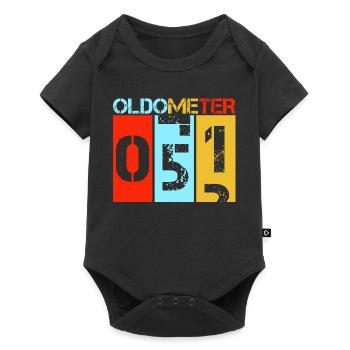 51 Retro Vintage 51st Birthday Design - Baby Premium short-sleeve bodysuit - black - Front