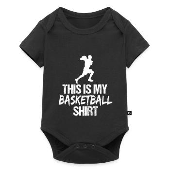 2_Basketball - Baby Premium short-sleeve bodysuit - black - Front