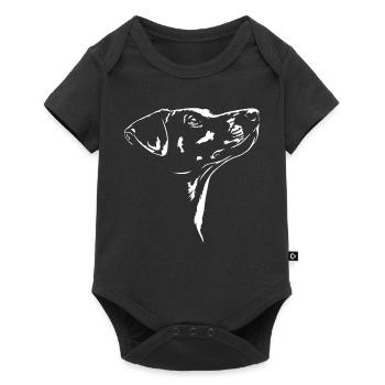German Pinscher Silhouette Dog Dog Wilsigns - Baby Premium short-sleeve bodysuit - black - Front
