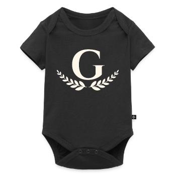 g - Baby Premium short-sleeve bodysuit - black - Front
