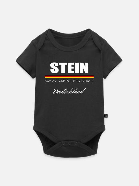 Stein - Baby Premium Kurzarmbody - Schwarz