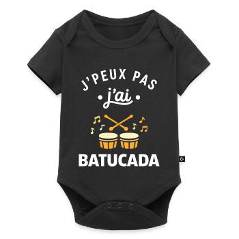 J'peux pas j'ai Batucada - Body à manches courtes Premium Bébé - noir - Devant