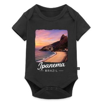 Ipanema, Brazil - Baby Premium short-sleeve bodysuit - black - Front