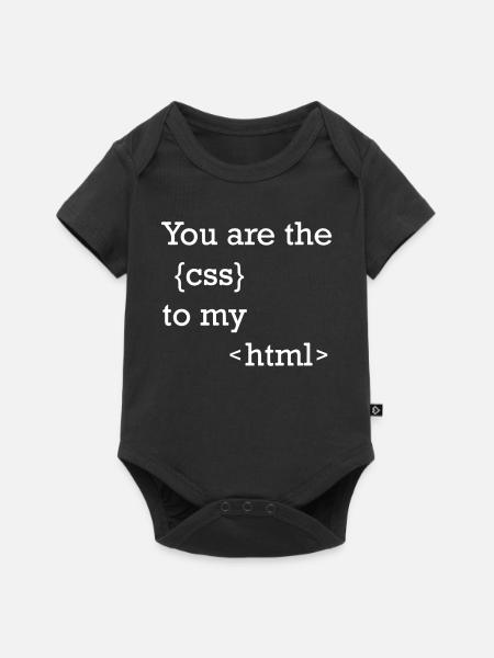 Lustiges Programmierer-Motiv für Webentwickler - Baby Premium Kurzarmbody - Schwarz