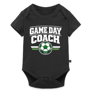 Soccer Training Youth Sports Coach - Baby Premium short-sleeve bodysuit - black - Front
