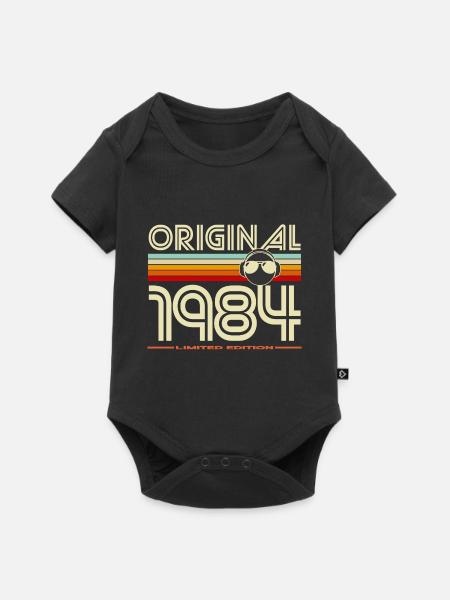 Originale limitierte Ausgabe von 1984 - Baby Premium Kurzarmbody - Schwarz