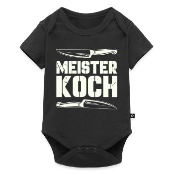 meister_koch- - Body à manches courtes Premium Bébé - noir - Devant