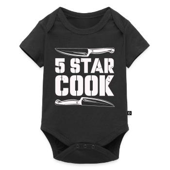 5_star_cook- - Baby Premium short-sleeve bodysuit - black - Front