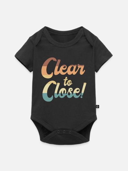 Hypothek Eigentumswohnung Schulden - Baby Premium Kurzarmbody - Schwarz