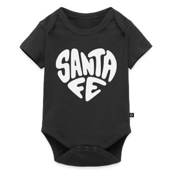 Santa Fe, New Mexico Heart Design - Baby Premium short-sleeve bodysuit - black - Front