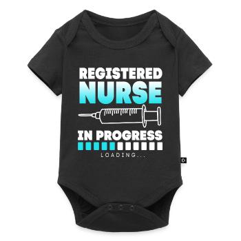Don d’infirmières de l’hôpital des infirmières - Body à manches courtes Premium Bébé - noir - Devant