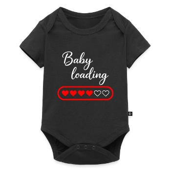 Chargement de bébé - Body à manches courtes Premium Bébé - noir - Devant