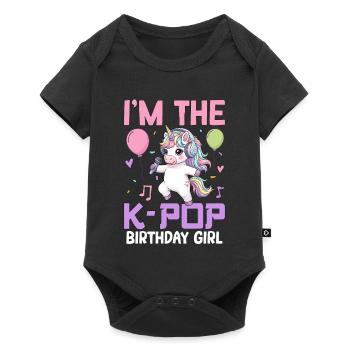I'm The K Pop Birthday Girl - Baby Premium short-sleeve bodysuit - black - Front