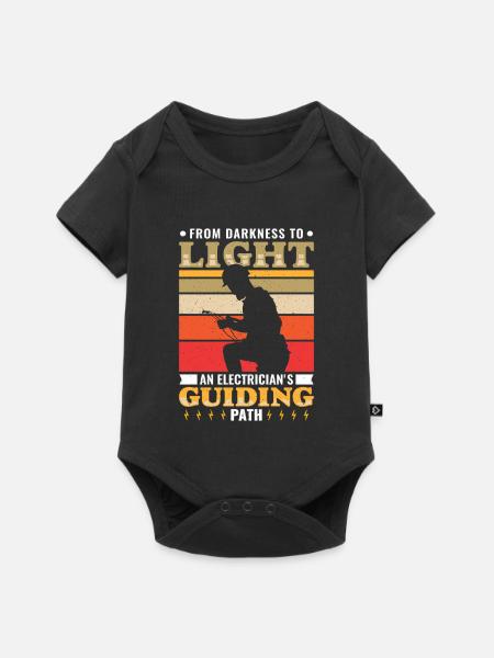 Elektriker Elektroniker Elektroinstallateur - Baby Premium Kurzarmbody - Schwarz