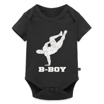 Breakdance B-Boy Street Dance Hip Hop - Baby Premium short-sleeve bodysuit - black - Front