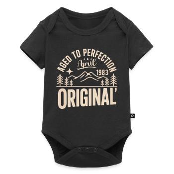 April 1983 – Legend of the Peaks and Mountains - Baby Premium short-sleeve bodysuit - black - Front