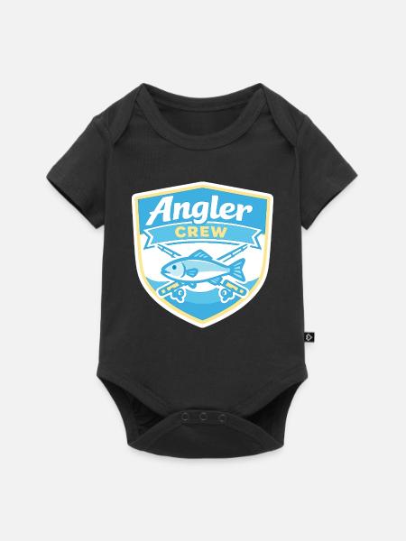 Angler Crew Shield - Baby Premium Kurzarmbody - Schwarz