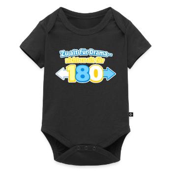 Zu alt für Drama 180 - Baby Premium Kurzarmbody - Schwarz - Vorne