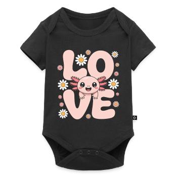 Pastel Love Kawaii Daisy Creature - Baby Premium short-sleeve bodysuit - black - Front
