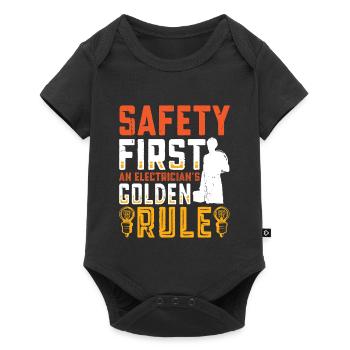 Electrician, Electronics Technician, Electrician - Baby Premium short-sleeve bodysuit - black - Front