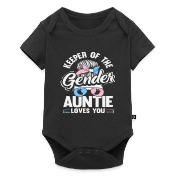 Fête de la Tante Gardienne du Sexe - Body à manches courtes Premium Bébé - noir - Devant