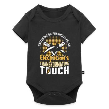 Electrician, Electronics Technician, Electrician - Baby Premium short-sleeve bodysuit - black - Front
