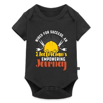 Electrician, Electronics Technician, Electrician - Baby Premium short-sleeve bodysuit - black - Front