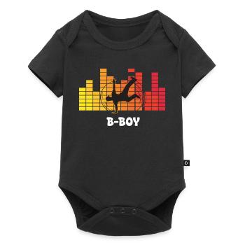 B-Boy Breakdance Streetstyle Hip Hop DJ Dance - Baby Premium short-sleeve bodysuit - black - Front