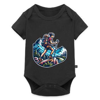 Grimpeur - Body à manches courtes Premium Bébé - noir - Devant