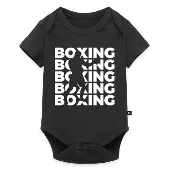 Boxe - Body à manches courtes Premium Bébé - noir - Devant
