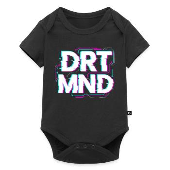 T-shirt glitch de Dortmund, sweat à capuche, casquette - Body à manches courtes Premium Bébé - noir - Devant