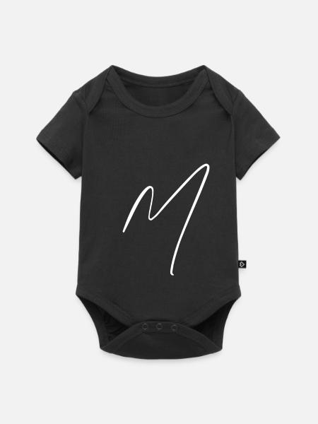 M - Baby Premium Kurzarmbody - Schwarz