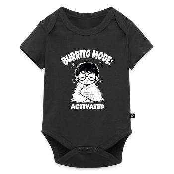 Burrito Cover Mode - Baby Premium short-sleeve bodysuit - black - Front
