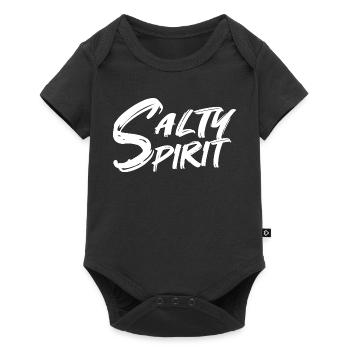 Salty Spirit Funny Sarcastic Quote Sarcasm Humor - Body à manches courtes Premium Bébé - noir - Devant