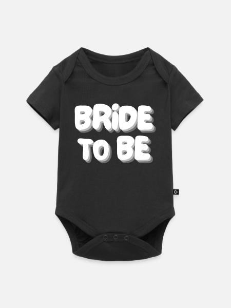 Zukünftige Braut - Baby Premium Kurzarmbody - Schwarz