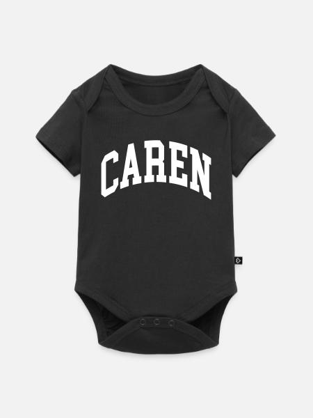 Caren - Baby Premium Kurzarmbody - Schwarz