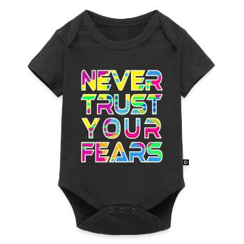 Never Fears W - Body à manches courtes Premium Bébé - noir - Devant