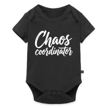 Chemise du coordinateur du chaos – Diction drôle - Body à manches courtes Premium Bébé - noir - Devant