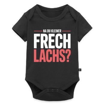 Na Du Kleiner Frechlachs Gamer Lachs Meme Zocker - Baby Premium Kurzarmbody - Schwarz - Vorne