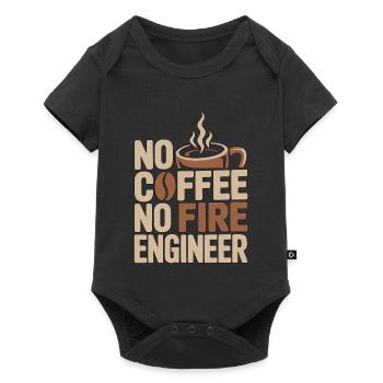 Fire Engineer No Coffee Pump Operator Coffee Lover - Baby Premium short-sleeve bodysuit - black - Front