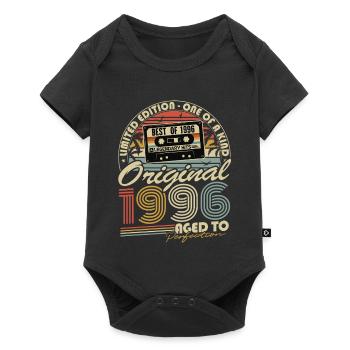 Original 1996 Vintage Vintage Cadeau d’anniversaire - Body à manches courtes Premium Bébé - noir - Devant